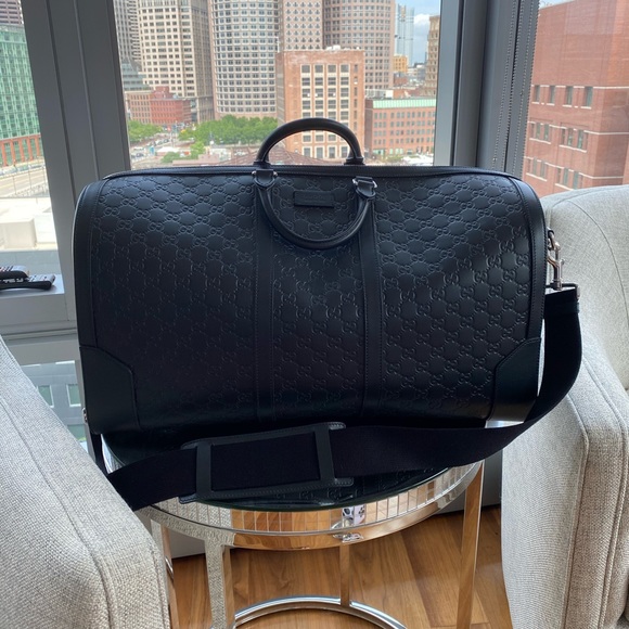 GUCCI BLACK LUGGAGE BAG - Picture 2 of 9
